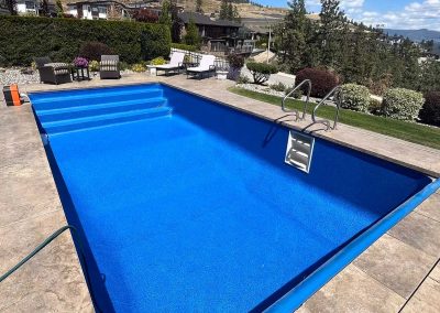 Empire Pool & Patio blue lined pool